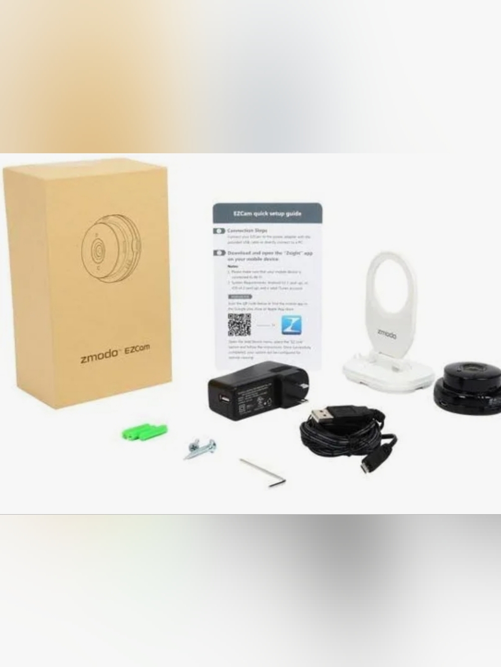 Zmodo EZcam Smart Home Camera - Beige Box